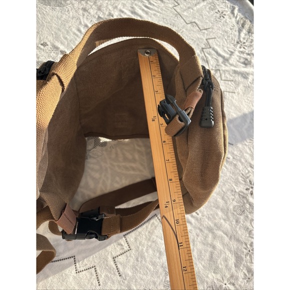 One Tigris Dog M / L‎ Backpack Harness Vest with Saddlebag Pouches Brown Canvas - Picture 14 of 14
